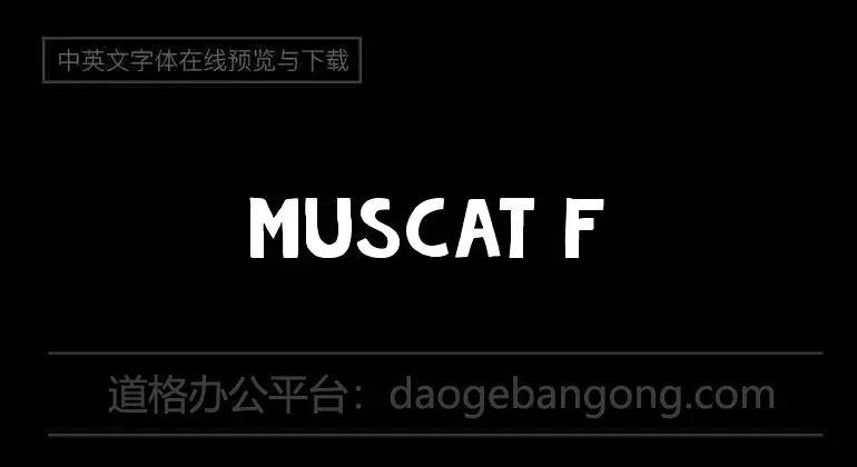 Muscat Font