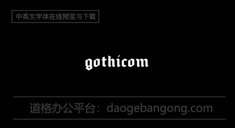 gothicominimo Font