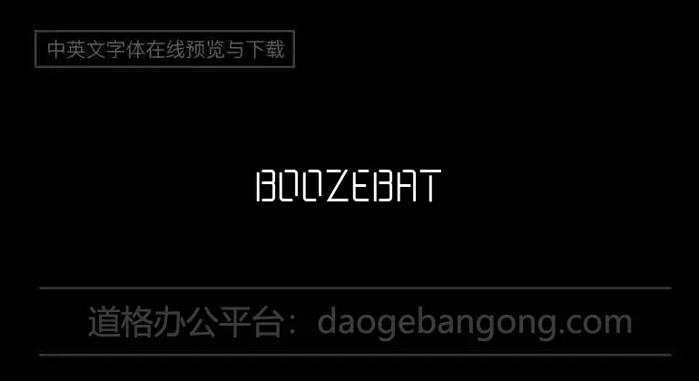 BoozeBats Font