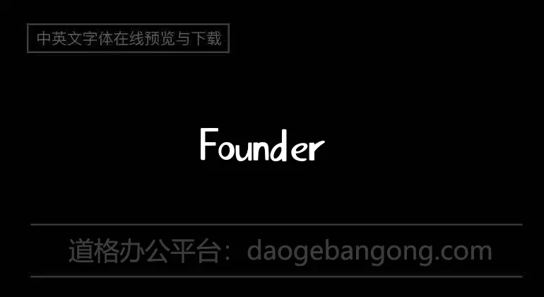 Founder Font