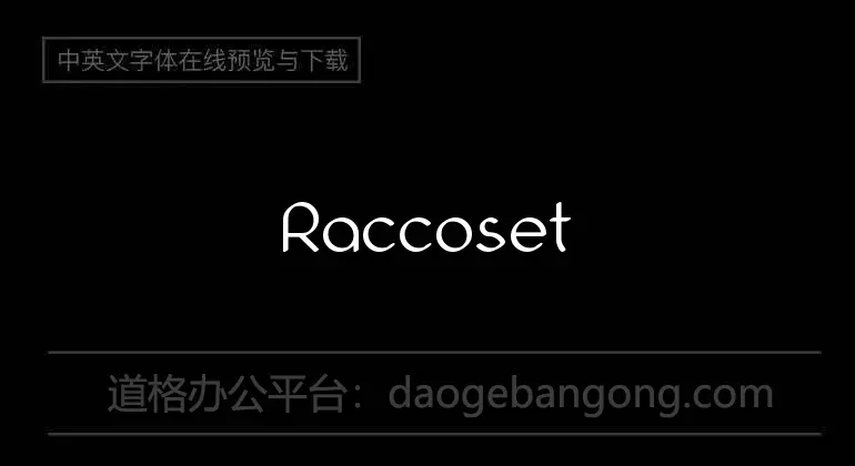 Raccosetta Font