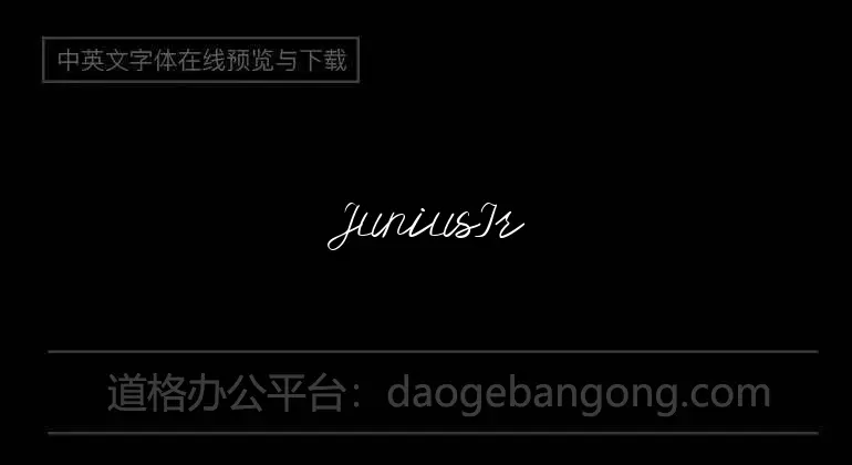 JuniusIrish Font