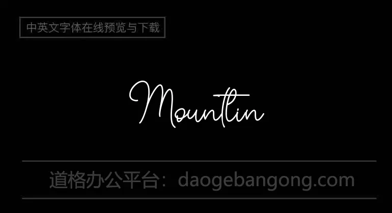 Mountline Font