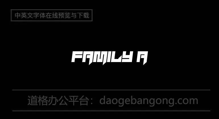 Family Affair Font