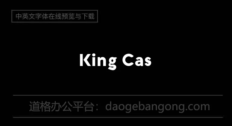 King Castle Font