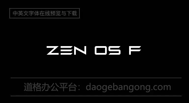 Zen Os Font