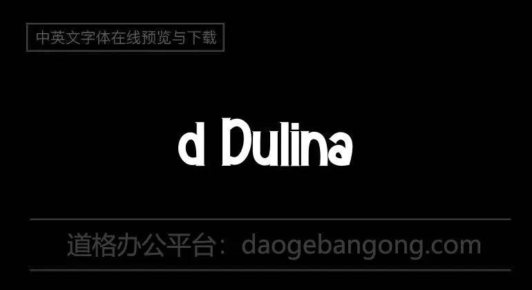 d Dulinan Font