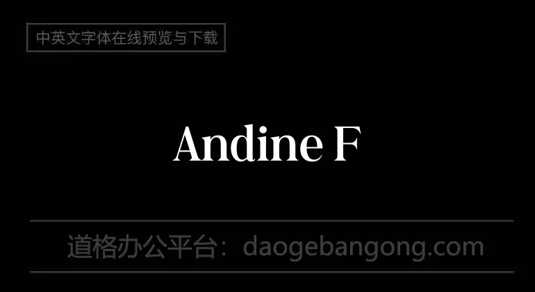 Andine Font