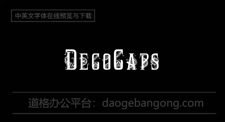 DecoCaps Font