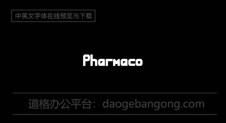 Pharmacology Font