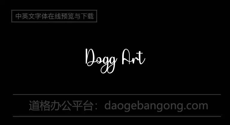 Dogg Art Font