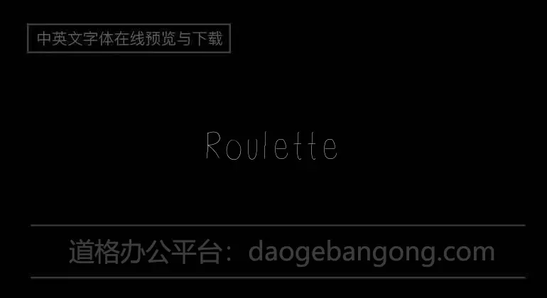 Police de Roulette