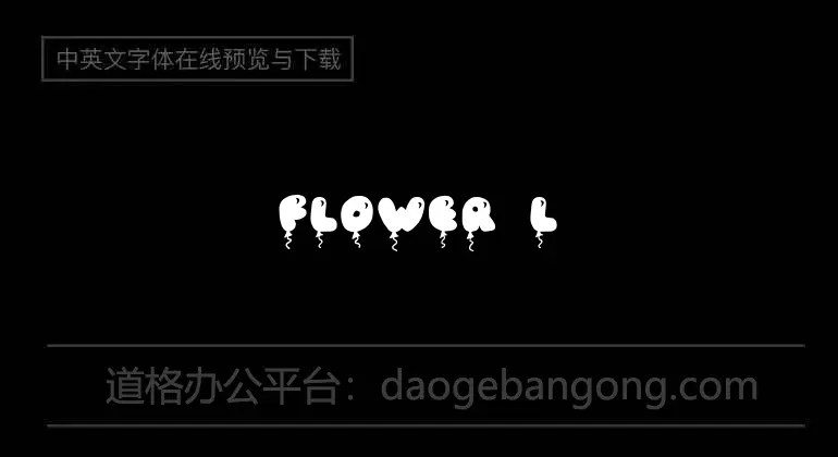 Flower Leaf Font