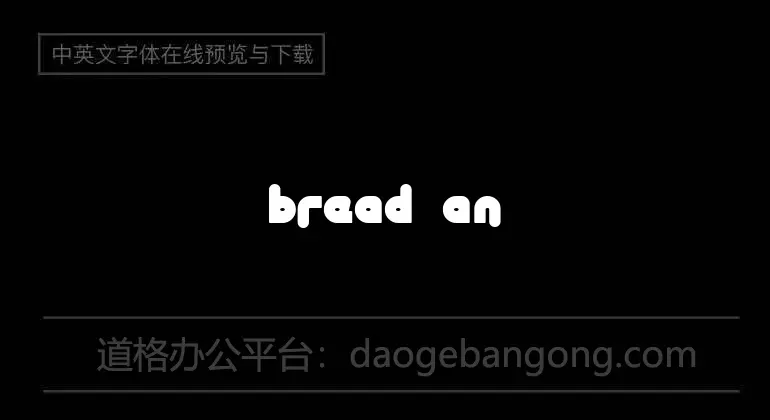 bread and circus Font