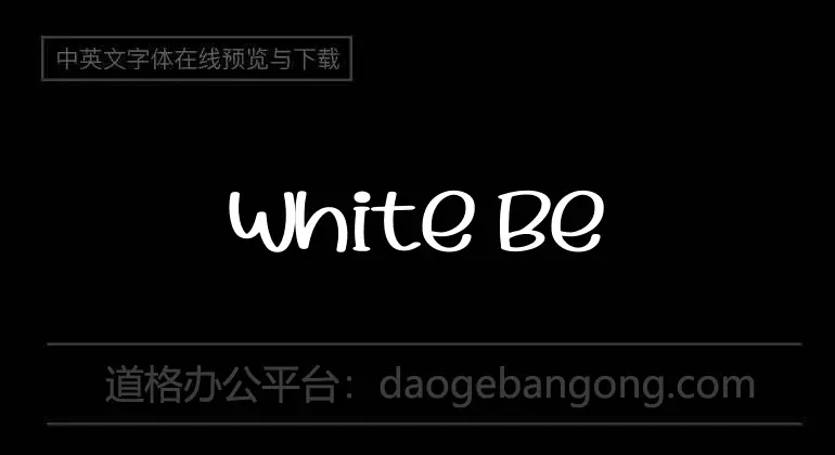White Bear Font