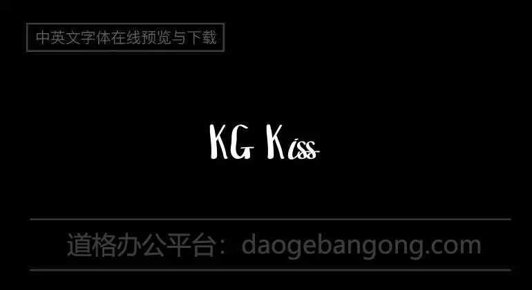 KG Kiss Me Slowly Font