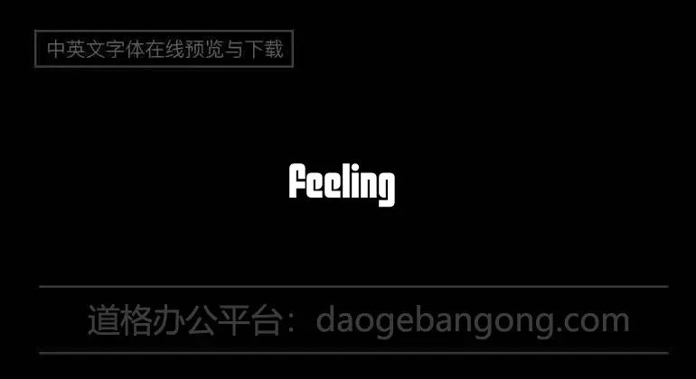 Feeling Good Font