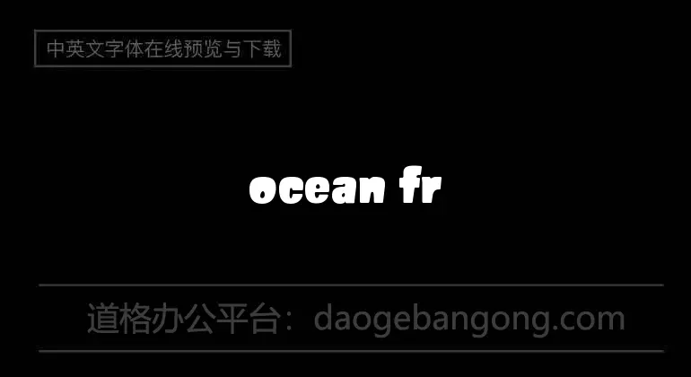 ocean free Font