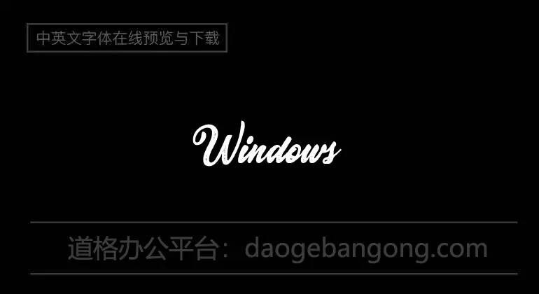 Windows LT Font