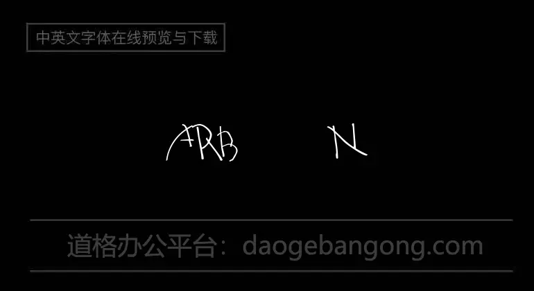ARB 66 Neon Line JUN-37 Font