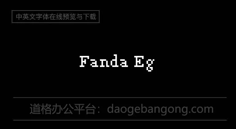 Fanda Egyptian Font