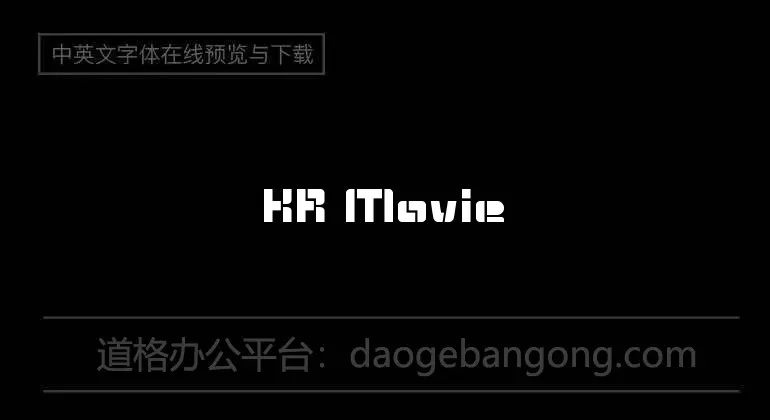 KR Movie Time Font