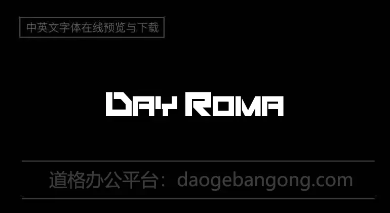 Day Roman Font