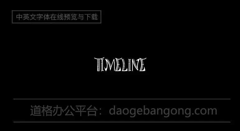 Timeline Font