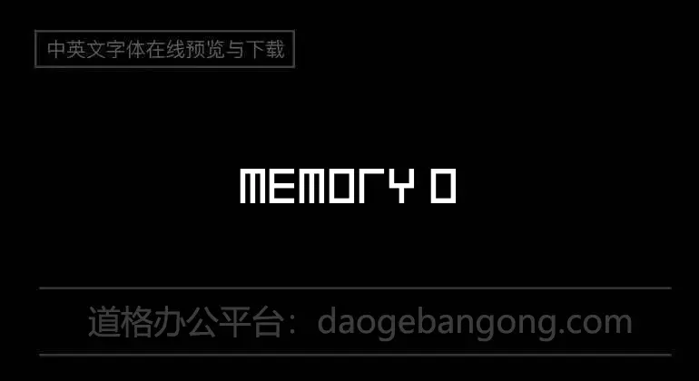 Memory of War Beta 1 Font