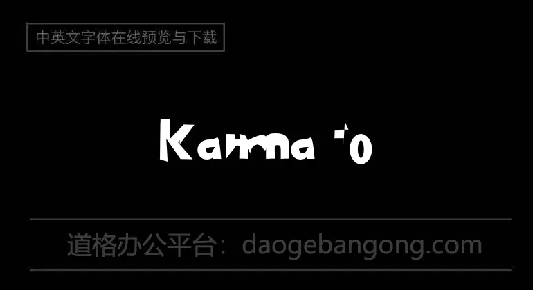 Karma Font