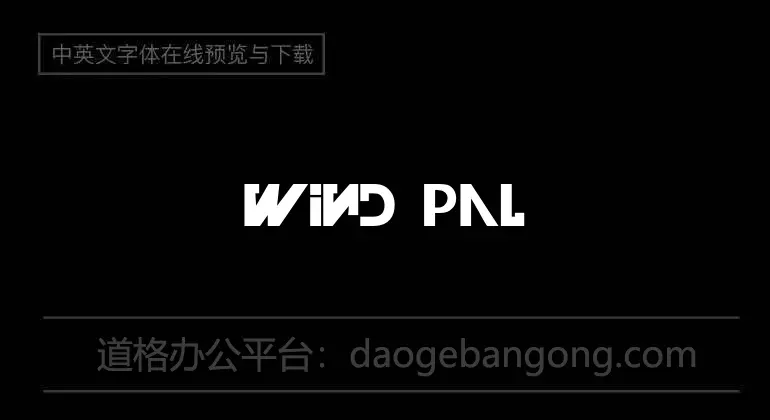 Wind Palm Font