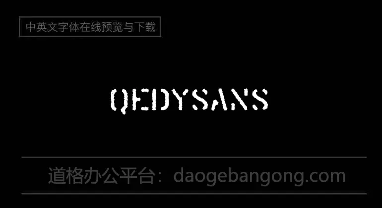 Qedysans Font