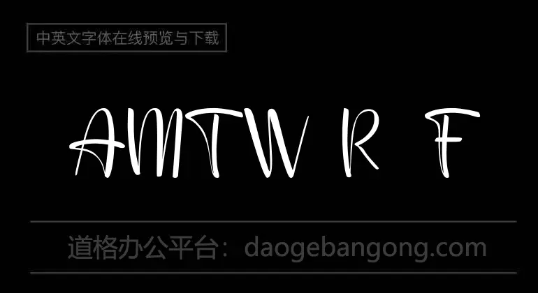 AMTW-R Font