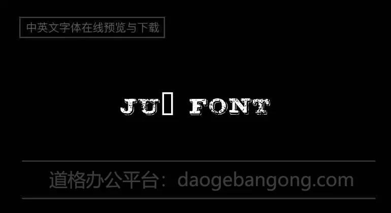 Ju+Font