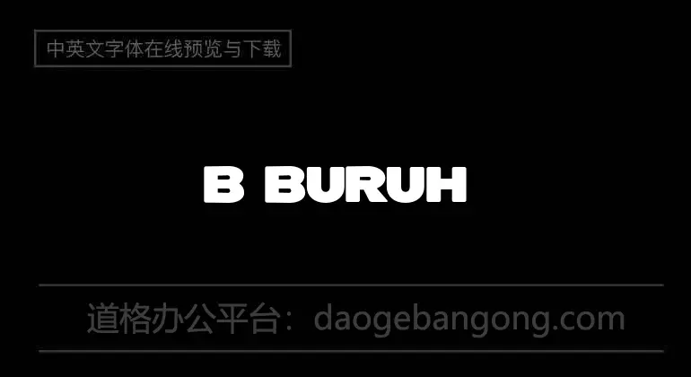 b Buruh Ngepath Font