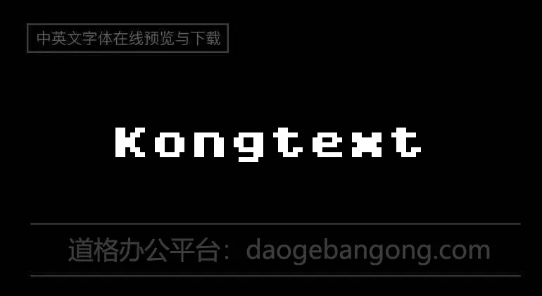 Kongtext Font