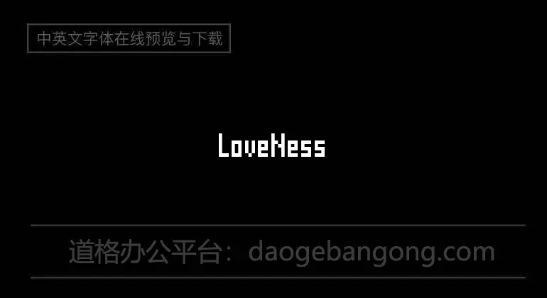 LoveNess Font