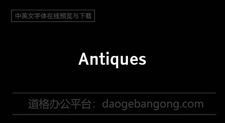 Antiquesta Font