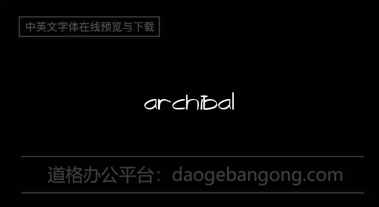 Archibald Font