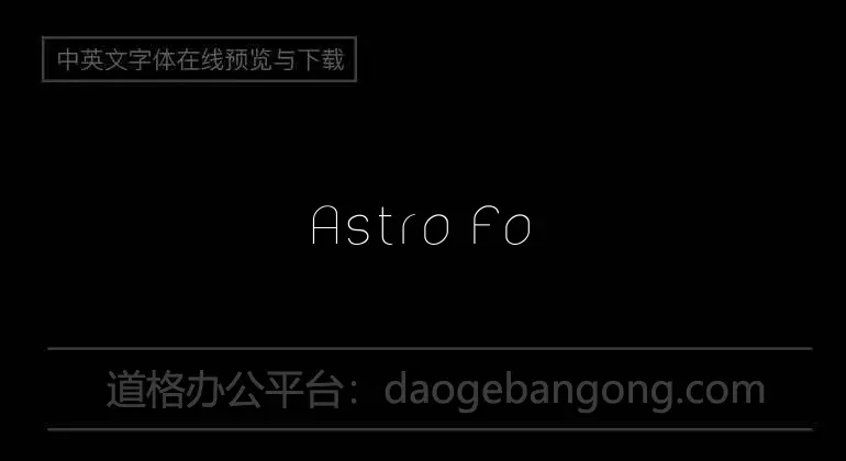 Astro Font