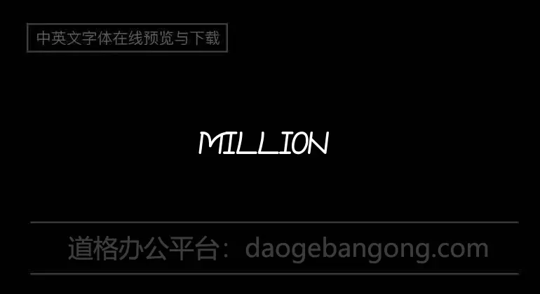 million Font