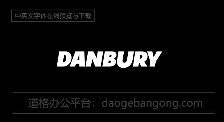 Danbury Caps Font