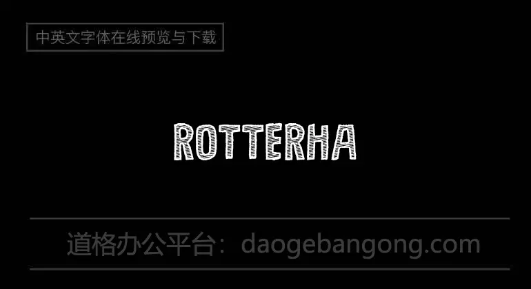 Rotterham Font