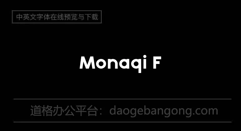 Monaqi Font