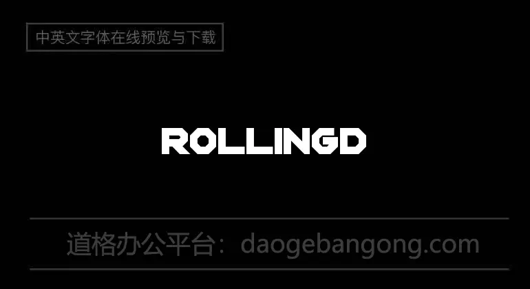 RollingDices Font