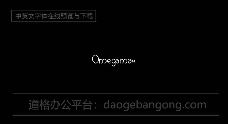 Omegamax Font