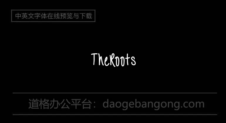 TheRoots Font