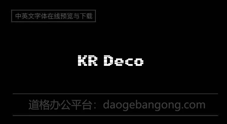 KR Deco by Kat Font