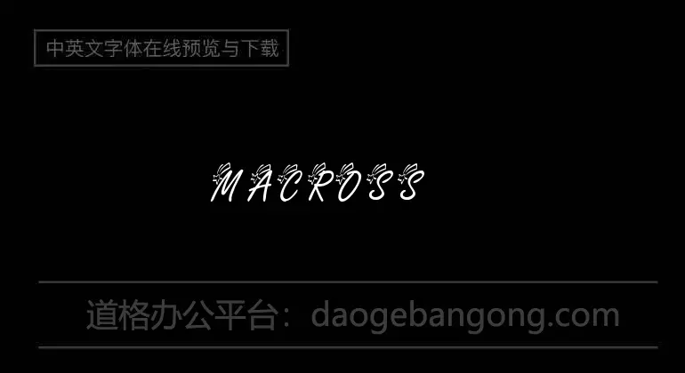 Macross Font