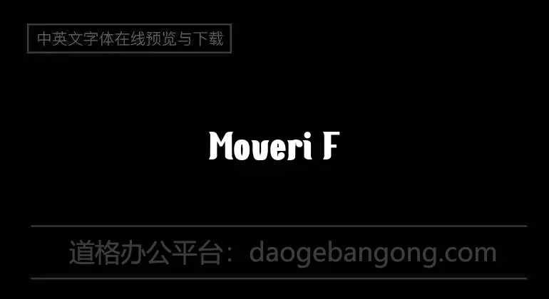 Moveri Font